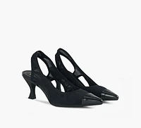 CHALK SLINGBACK HEEL