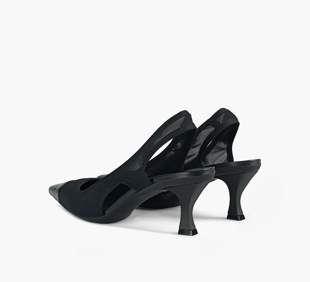 CHALK SLINGBACK HEEL
