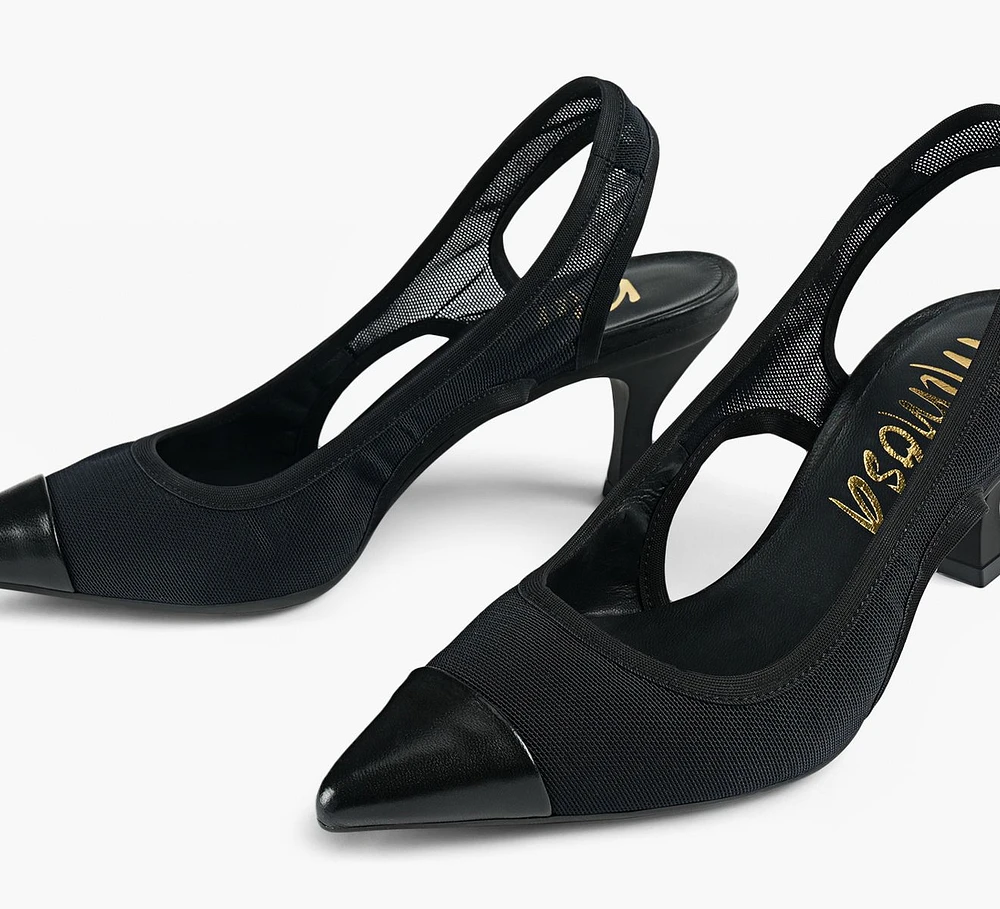 CHALK SLINGBACK HEEL