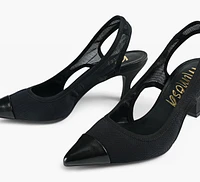 CHALK SLINGBACK HEEL