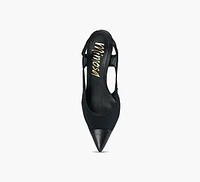 CHALK SLINGBACK HEEL
