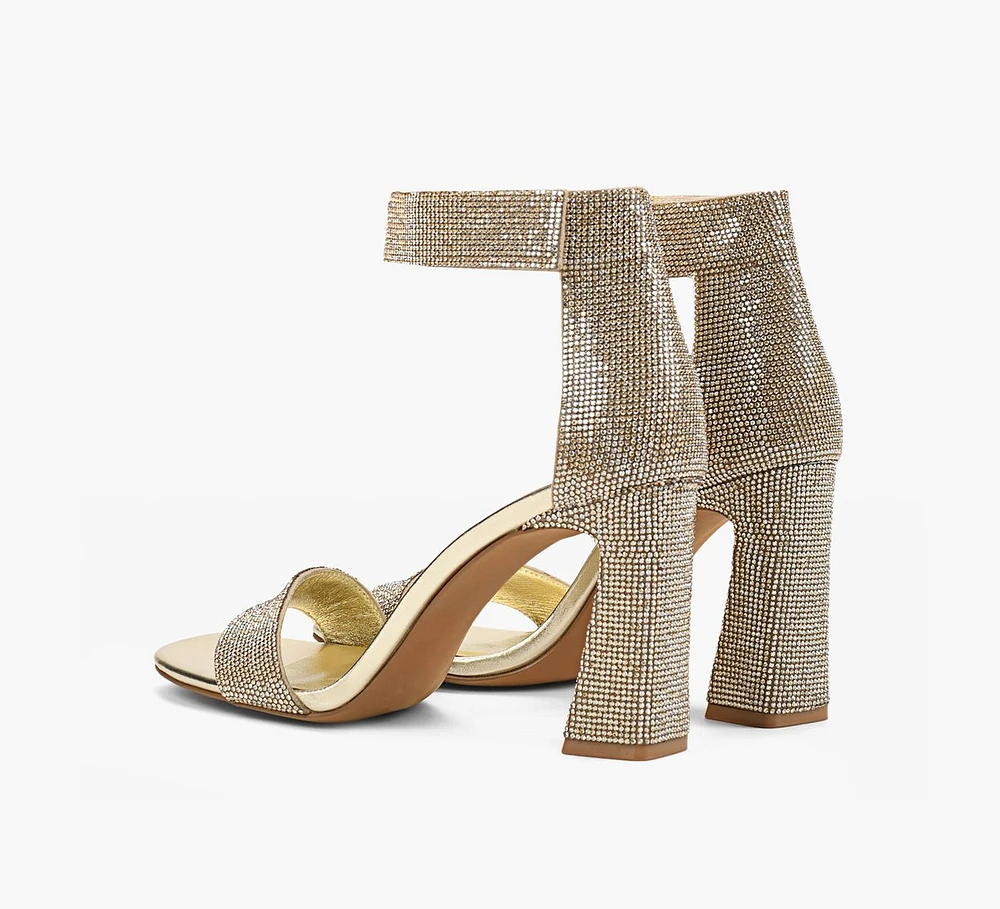GIA CRYSTAL HEEL