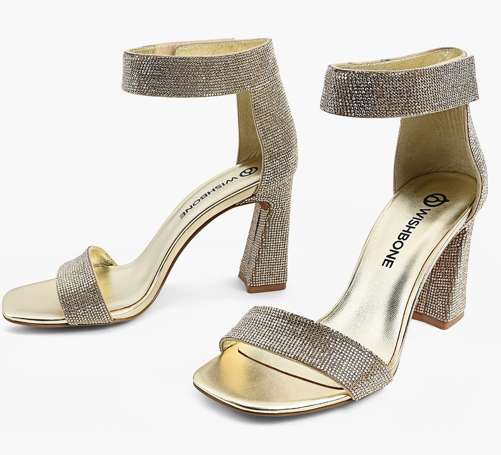 GIA CRYSTAL HEEL