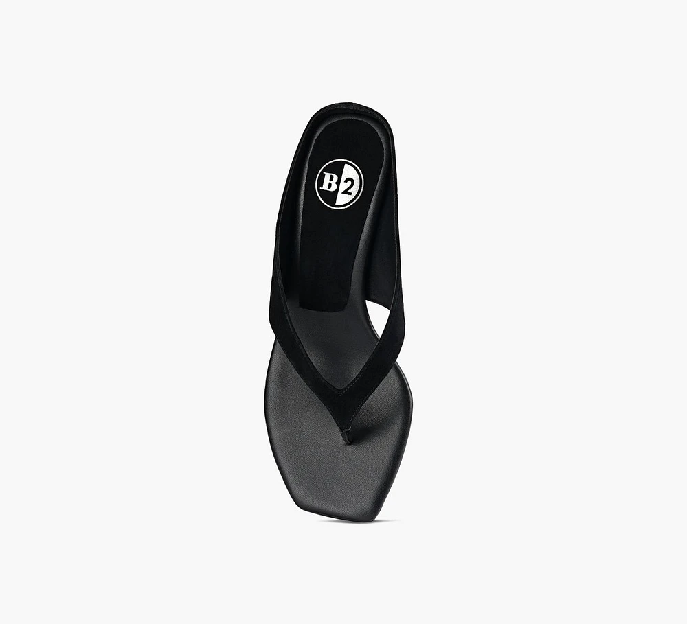 OXFORD THONG HEEL