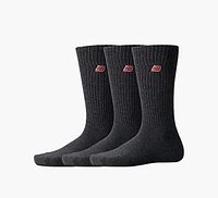 UNISEX LOGO CREW SOCKS 3 PAIRS