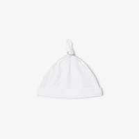 Stretch Cotton Three-piece Baby Gift Set in White - Children | Burberry® Official