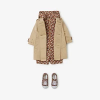 Gabardine Trench Coat in Honey | Burberry® Official
