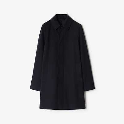Mid-length Cashmere Car Coat in Navy - Men | Burberry® Official