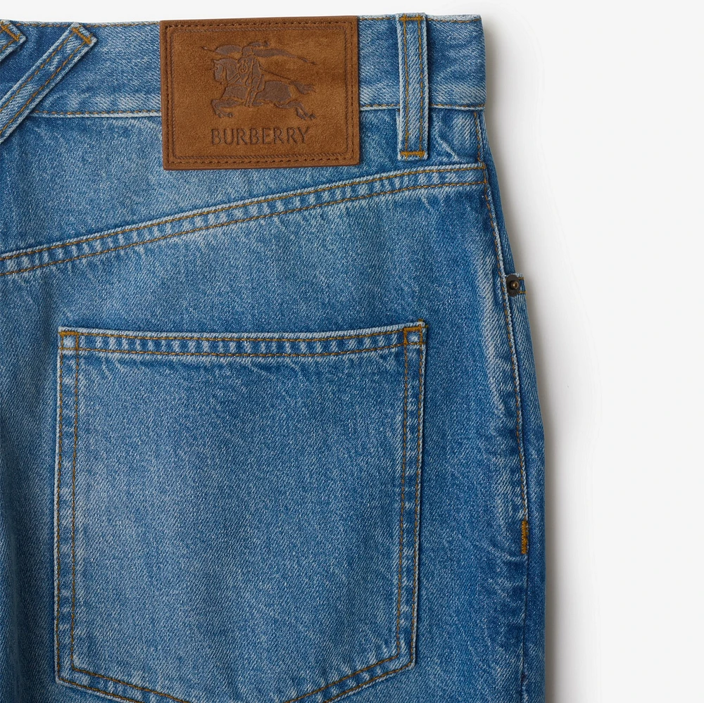 Loose Jeans in Mid blue - Men | Burberry® Official