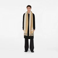 Reversible EKD Cashmere Scarf in Soap | Burberry® Official