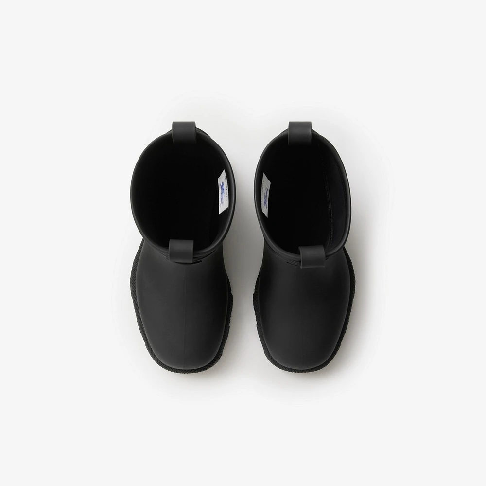 Rubber Marsh Stamp Low Boots​ in Black - Women | Burberry® Official