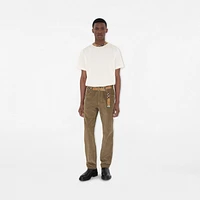 Corduroy Trousers in Puddle beige - Men | Burberry® Official