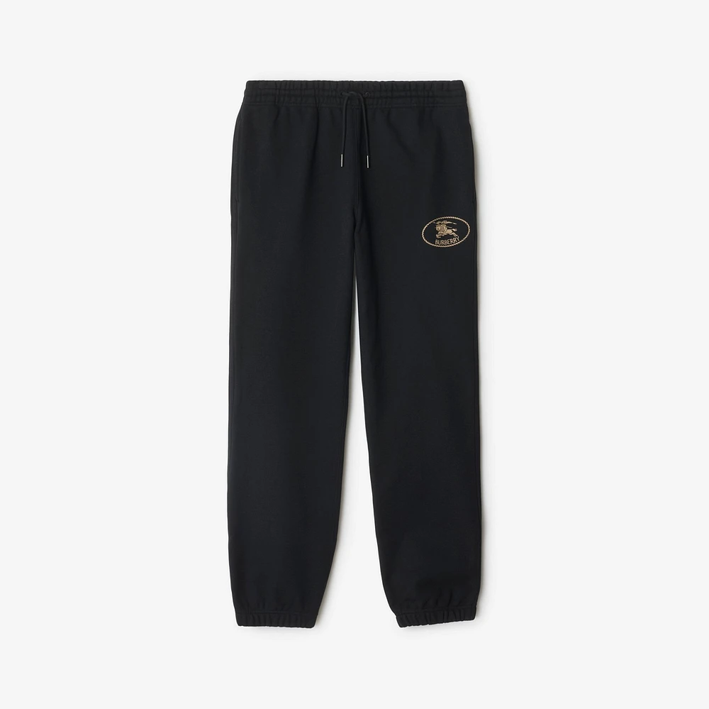 Cotton Jogging Pants in Black - Women | Burberry® Official