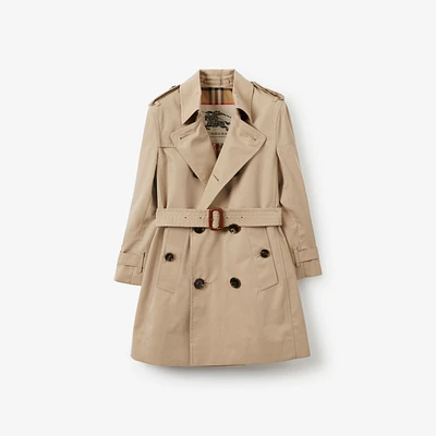 Gabardine Trench Coat in Honey | Burberry® Official