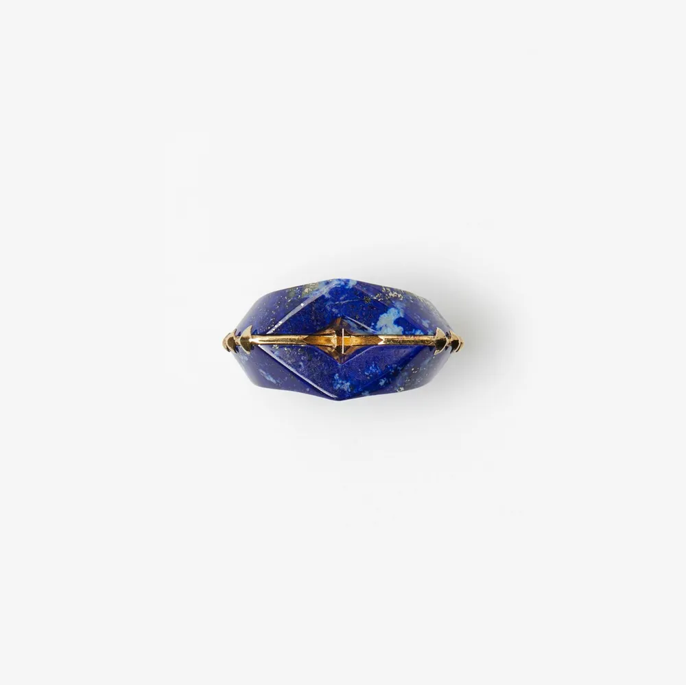 Lapis Hollow Ring in Gold - Women | Burberry® Official