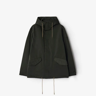 Nylon Blend Parka in Shale green - Men | Burberry® Official