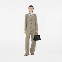 Mini Cotswolds Tote in Black - Women, Leather | Burberry® Official