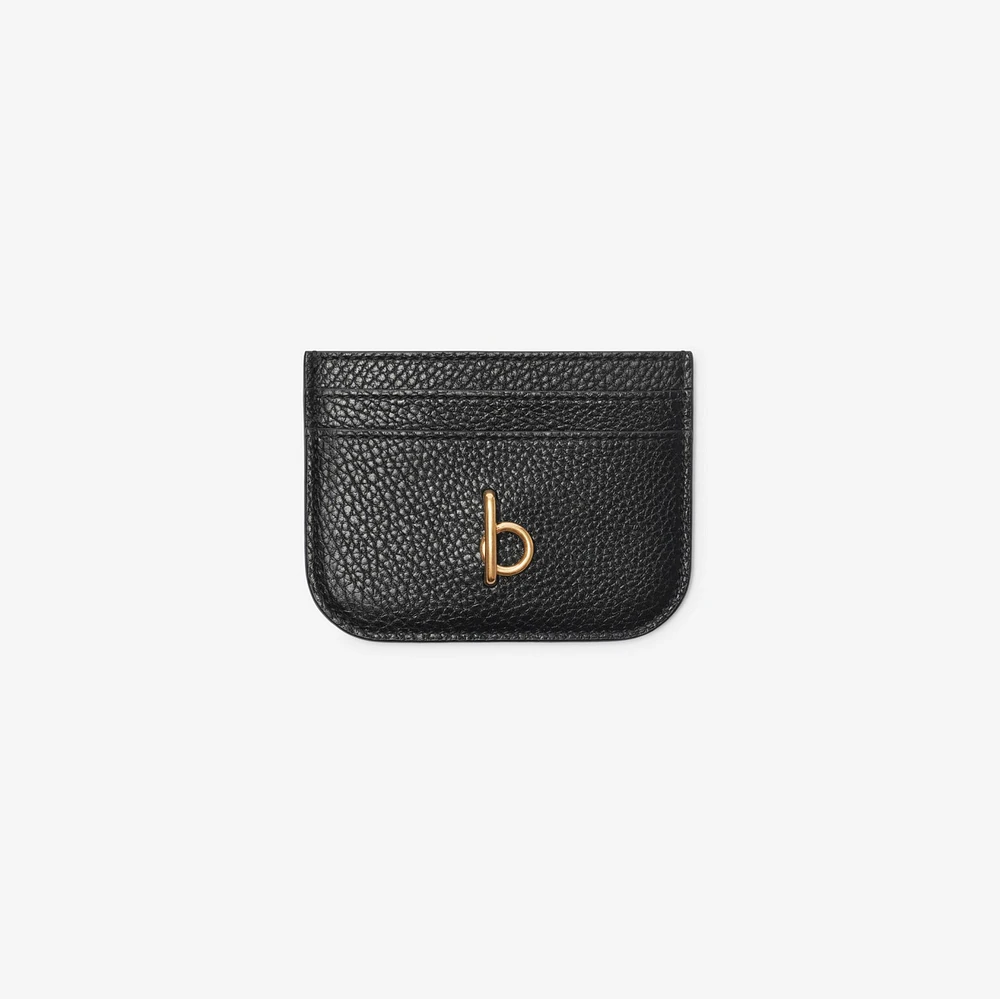 Rocking Horse Card Case in Black - Women, Leather | Burberry® Official