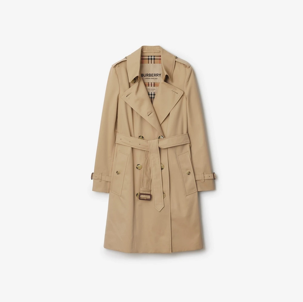 Mid-length Chelsea Heritage Trench Coat in Honey - Women | Burberry® Official