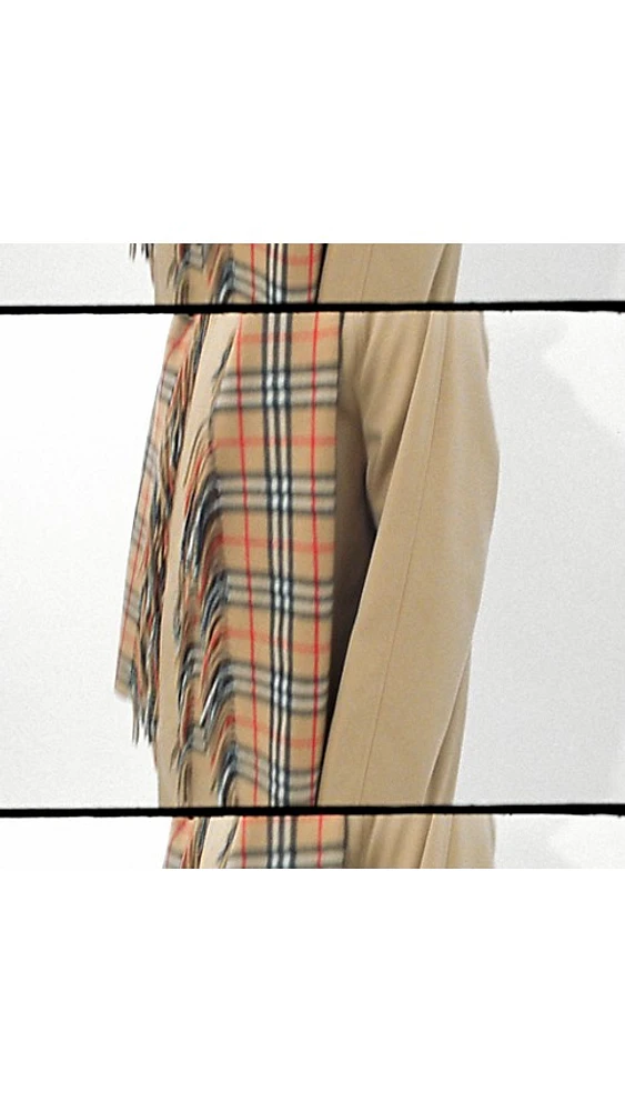 Check Cashmere Happy Scarf in Archive beige | Burberry® Official