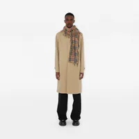 Check Cashmere Happy Scarf in Archive beige | Burberry® Official
