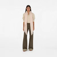 B Charm Wool Scarf in Slipper | Burberry® Official