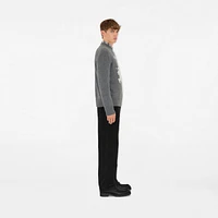 EKD Wool Cashmere Sweater in Grey - Men | Burberry® Official