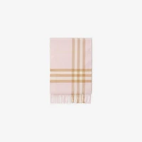 Check Cashmere Scarf in Alabaster | Burberry® Official