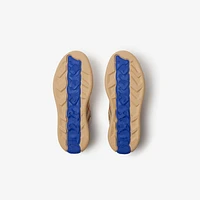 Check Terrace Sneakers in Sand - Women | Burberry® Official