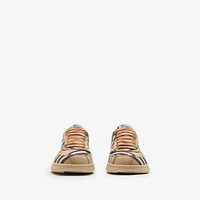 Check Terrace Sneakers in Sand - Women | Burberry® Official