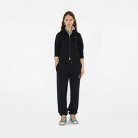 Cotton Jogging Pants in Black - Women | Burberry® Official