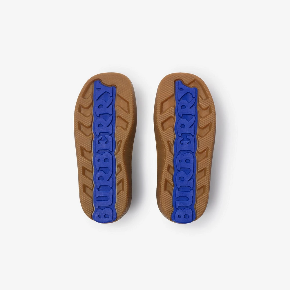 Check Sock Sneakers in Sand