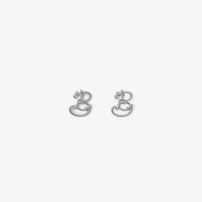 Small Nautical Knot Stud Earrings​ in Silver - Women | Burberry® Official