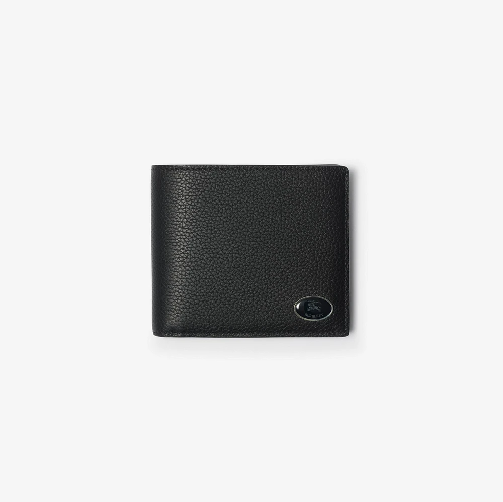 Cotswolds Bifold Coin Wallet in Black - Men, Leather | Burberry® Official
