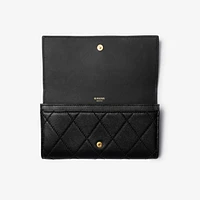 Strand Continental Wallet in Black - Women, Leather | Burberry® Official