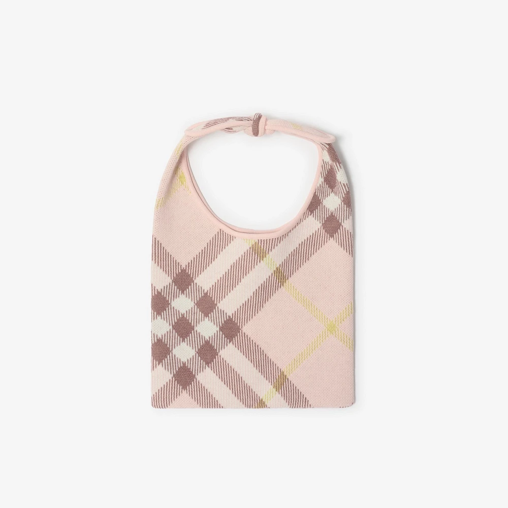 Check Tie Bag in Shell - Children | Burberry® Official