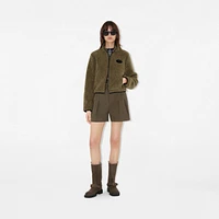 Suede Soft Saddle Low Boots​ in Loch - Women, Leather | Burberry® Official