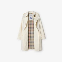Mid-length Gabardine Kensington Trench Coat in Cotton - Women, Cotton | Burberry® Official