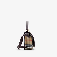 Highlands Crossbody Bag in Sand - Women, Cotton, Linen | Burberry® Official