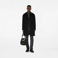 Mid-length Cashmere Car Coat in Black - Men | Burberry® Official