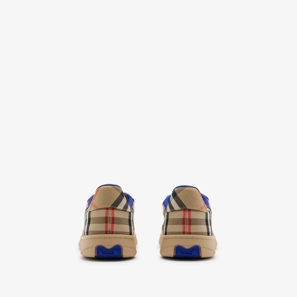 Check Terrace Sneakers in Sand - Women | Burberry® Official