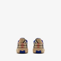 Check Terrace Sneakers in Sand - Women | Burberry® Official