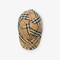Check EKD Twill Baseball Cap in Sand - Men | Burberry® Official