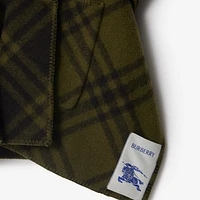 Reversible Check Wool Cape in Camp | Burberry® Official