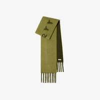 Reversible Logo Alpaca Wool Blend Scarf in Acre | Burberry® Official