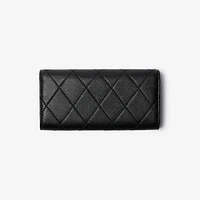 Strand Continental Wallet in Black - Women, Leather | Burberry® Official