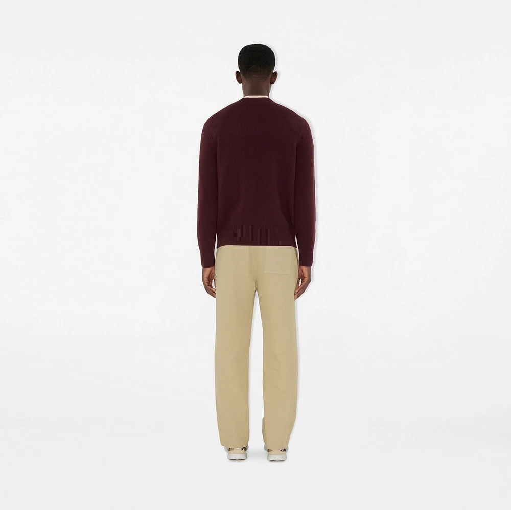 EKD Wool Cashmere Sweater in Box red - Men | Burberry® Official
