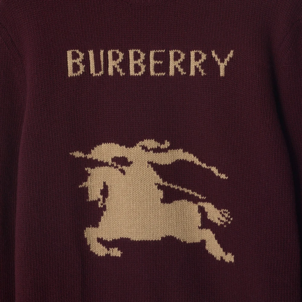 EKD Wool Cashmere Sweater in Box red - Men | Burberry® Official
