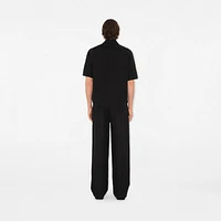 Linen Trousers in Black - Men | Burberry® Official