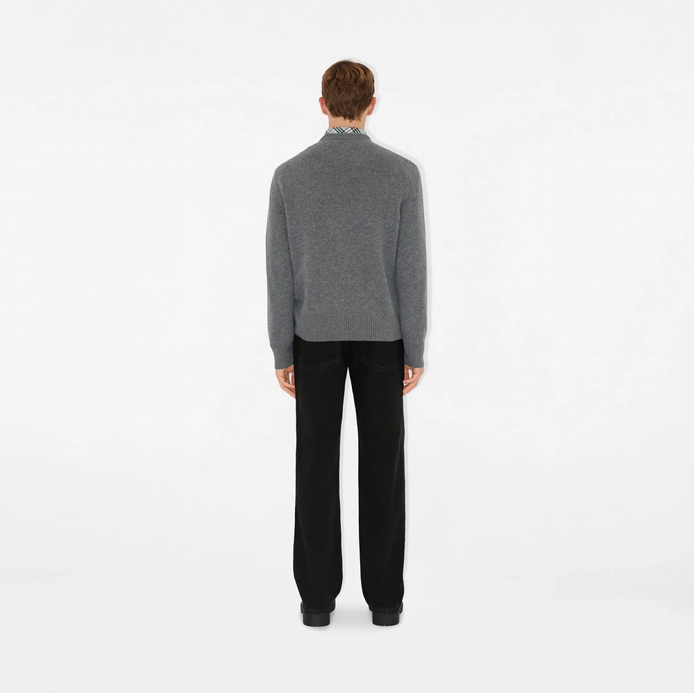EKD Wool Cashmere Sweater in Grey - Men | Burberry® Official